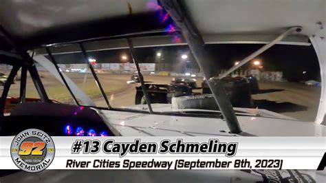 Cayden Schmeling Wissota Modified On Board River Cities