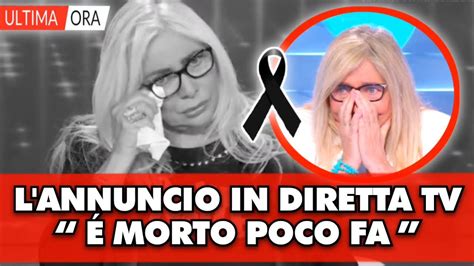 Lacrime A Domenica In L Annuncio Choc Di Mara Venier In Diretta TV