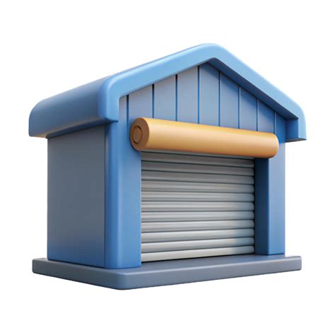 joyful impressive Garage door, sectional roll-up door NO BACKGROUND