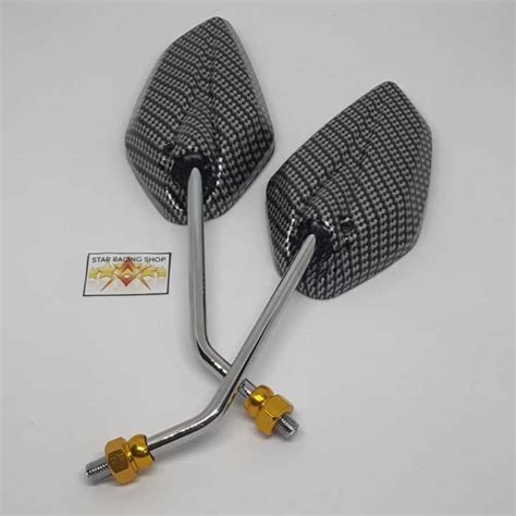 Spion Yamaha Model Jupiterz Karbon Tangkai Panjang Crome Lazada Indonesia