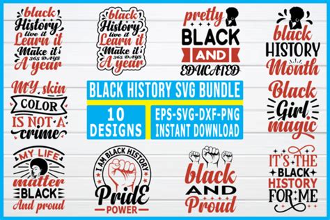 Black History Svg Bundle Graphic By Smart Design · Creative Fabrica