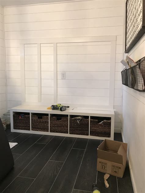 Ikea Hack Diy Mudroom Bench Built In