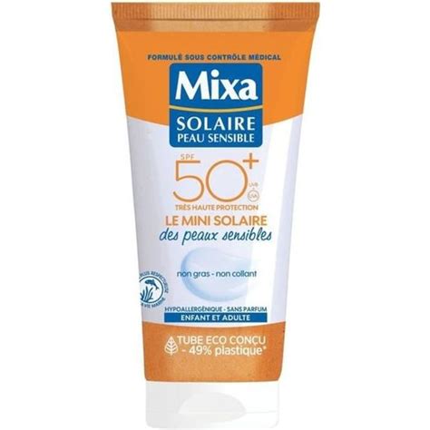 Mixa Cr Me Solaire Pour Peaux Sensibles Spf Ml Cdiscount Au