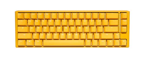 Teclado Mecanico Ducky One Yellow Sf Teclas Amarillas Interruptor