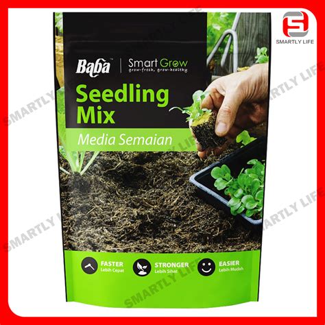 Baba Seedling Soil Seedling Mix 3l Seedling Substrate Tanah Semaian