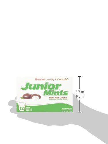 Junior Mint Chocolate Mint Single Cup Hot Cocoa For Keurig K Cup Brewers Count Pack Of