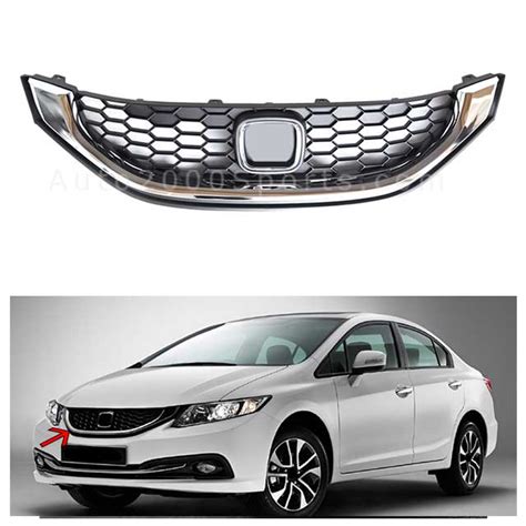 Honda Civic Front Grill Si 2012 2015 Auto2000 Sports