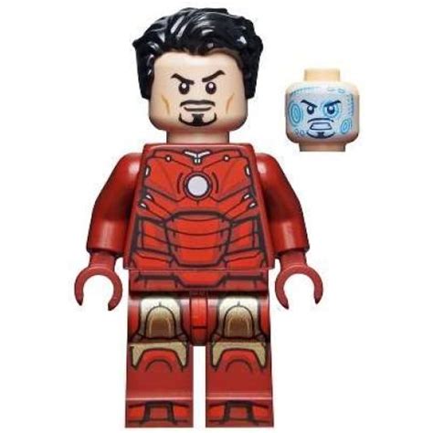 Lego Marvel Super Heroes Iron Man Mark Armour Minifigure From