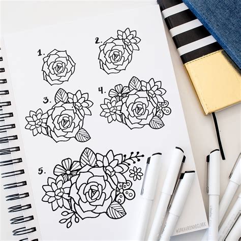 Flower Pattern To Draw | Best Flower Site