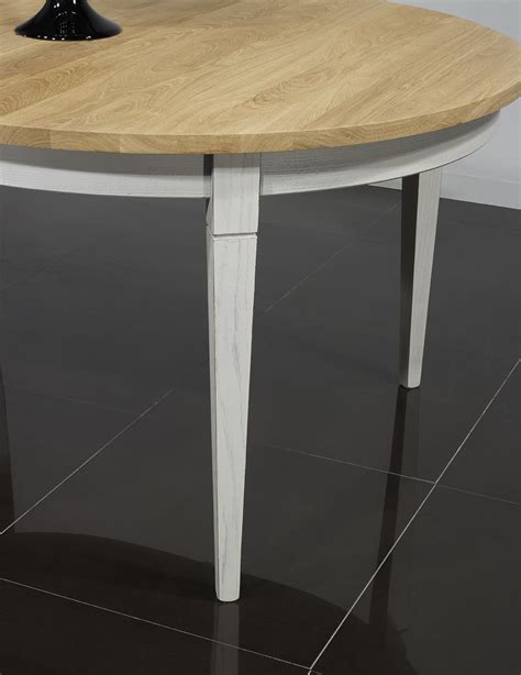 meuble en chêne Table ovale 160x120 réalisée en Chêne Massif de style