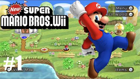 New Super Mario Bros Wii Gameplay Part World Nintendo Wii U