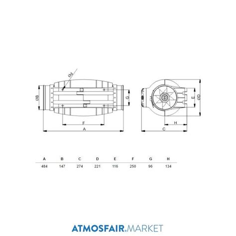 Soler Palau TD 500 150 160 Silent 3V Yuvarlak Kanal Tipi Fan