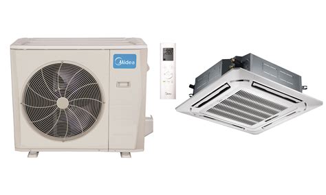 All New Mini Split Ductless Heatpump Systems Ceiling Cassette Mini Split In