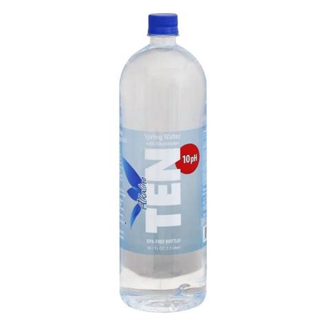 Ten Spring Water With Electrolytes Alkaline Ph Publix Super Markets