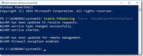 Enable Powershell Remoting Sysops