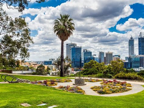 View of Perth City from Kings Park in Perth, Western Australia ...