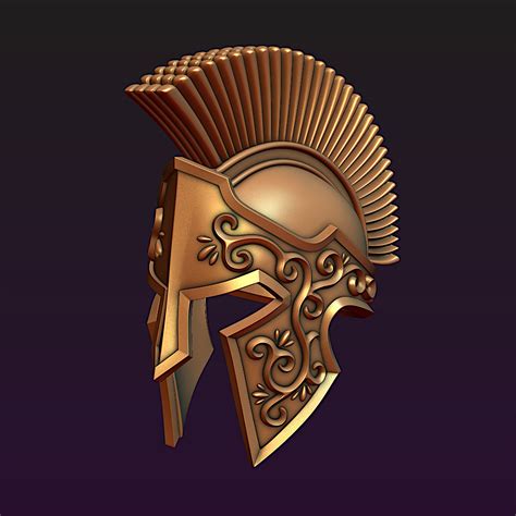 Stl File Spartan Helmet 🪖 Obj ・3d Printer Design To Download・cults