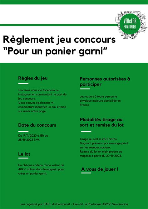 Jeu Concours