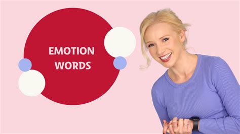 Emotion Words English With Lucy