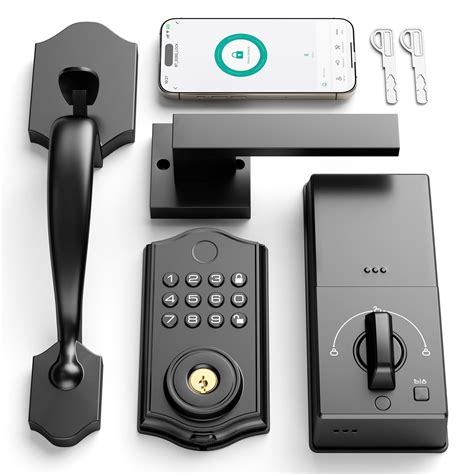 Smart Front Door Lock Set, APP Control Keyless Entry Door Lock with