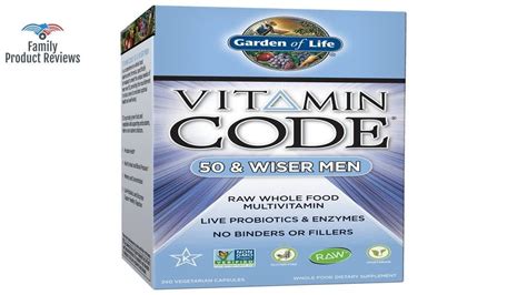 Garden Of Life Multivitamin For Men Vitamin Code 50 And Wiser Mens Raw