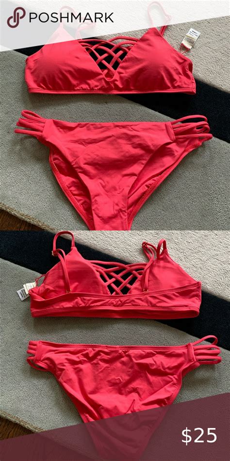 Bikini Bikinis Coral Bikini Womens Swim