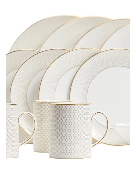 Wedgwood Dinnerware Set 16 Pieces In Gold | MYER