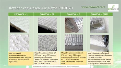 Кремнеземный огнеупорный мат прошитый с фольгой ЭКОВУЛ F1-6 мм