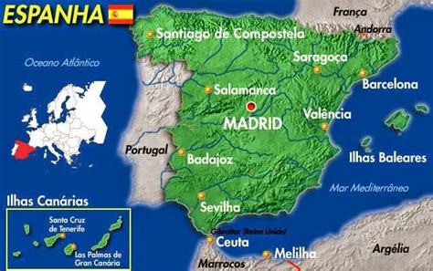 A Espanha Fica Em Qual Continente - Geografia em Movimento:: ESPANHA