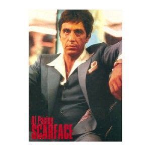 Scarface Tony Montana Al Pacino White Suit Original Poster Oil On PopScreen