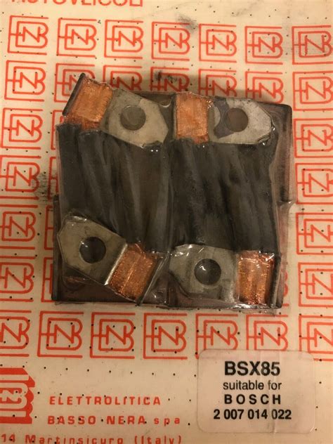 Set Of Brushes Coal BSX85 Replaces Bosch 2 007 014 022 For 0001 360