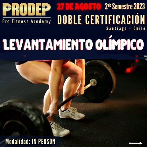 Doble Certificación Levantamiento Olímpico Pro Functional Traininig