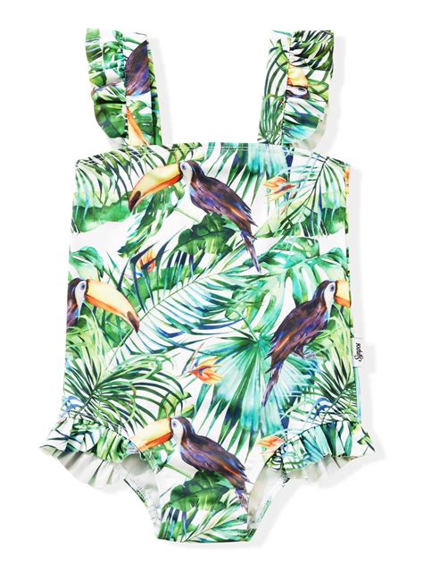 3m 3t Toddler Baby Girls Bikini One Piece Swimsuits Floral Swimwear