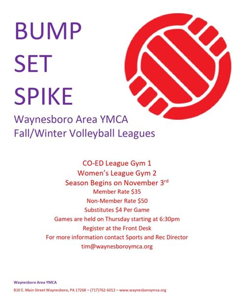 Volleyball – Waynesboro YMCA