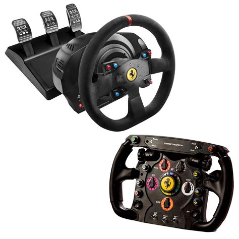 Thrustmaster T300 Ferrari Alcantara Edition + Ferrari F1 Wheel Add-On ...