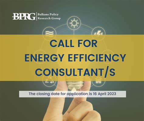 Call For Energy Efficiency Consultants Bprg