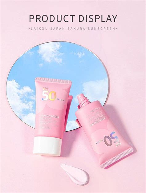 Sakura Sunscreen Cream Spf50 For All Skin Types