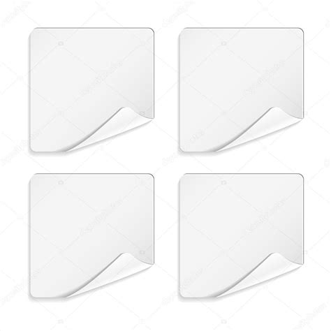 White Sticker Vector Stock Vector Image By ©liubou 84727616