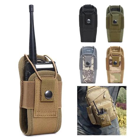 1000D Portable Tactical Molle Radio Walkie Talkie Pouch Waist Bag