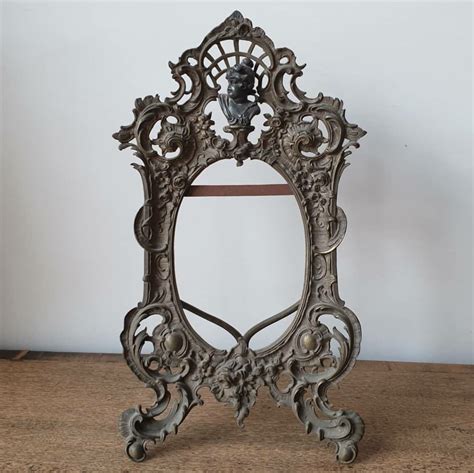 Silvered Bronze Pictureframe Antiques French Antiques French Pictures