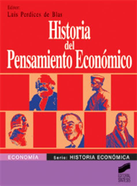 Historia Del Pensamiento Economico Librer A Virtual Uned