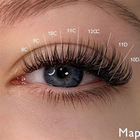 Map For Cat Eyes Ubl Eyelash Extensions Lashes Eyelashes