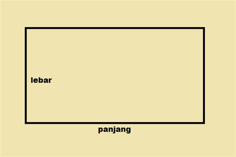 Rumus Luas Persegi Panjang Dan Contoh Soal Pulpent