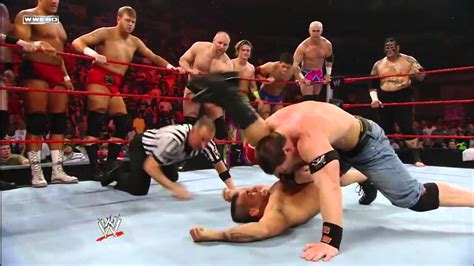 John Cena Randy Orton Vs Raw Roster Full Match Wwe Vintage