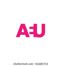 Aeu Logo Vector Graphic Branding Letter Stock Vector (Royalty Free ...