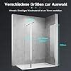 Sonni Duschwand X Cm Walk In Dusche Mit Cm Seitenteil