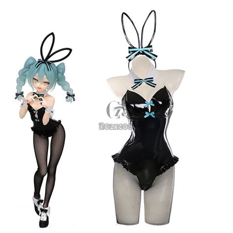 Hatsune Miku Bunny Girl Black Style Cosplay Costume