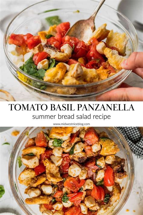 Caprese Panzanella Salad Recipe With Balsamic Reduction Midwest Nice