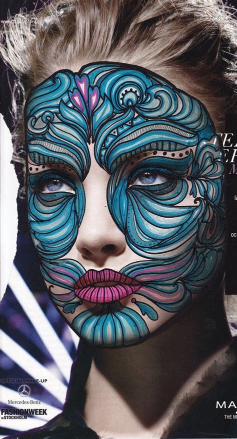 Face Paintings On Ads By Minna Salo Via Behance Body Art Painting Face Painting Body Painting