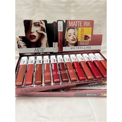 Jual Set Isi 12 Lipcream Maybelline Superstay Matte Ink Lipcream